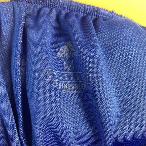 adidas Blue Joggers with White Stripes - Picture 7 of 7